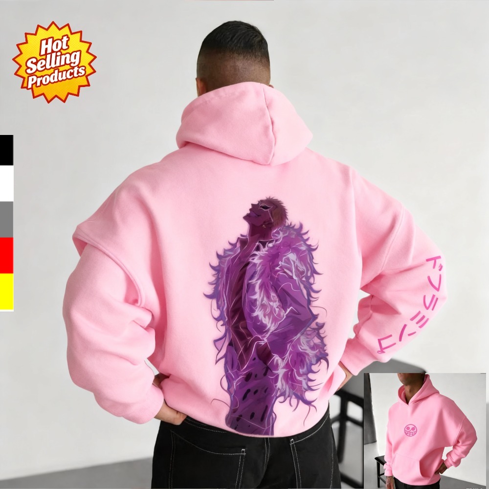 Anime Merchandise Store Japan - One Piece Hoodie Donquixote Doflamingo Neues