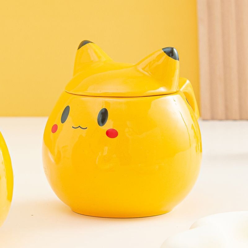Anime Merchandise Mugs - Kreative Pikachu 360ML Haus-Keramiktasse Anime-Actionfigur Merchandise