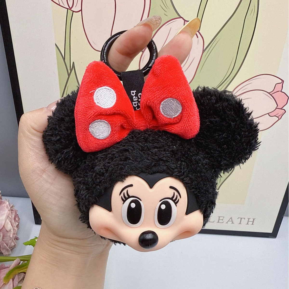 Anime Merchandise Keychains - Mickey Minnie Plüschpuppe Schlüsselanhänger Niedliche Vinylfigur