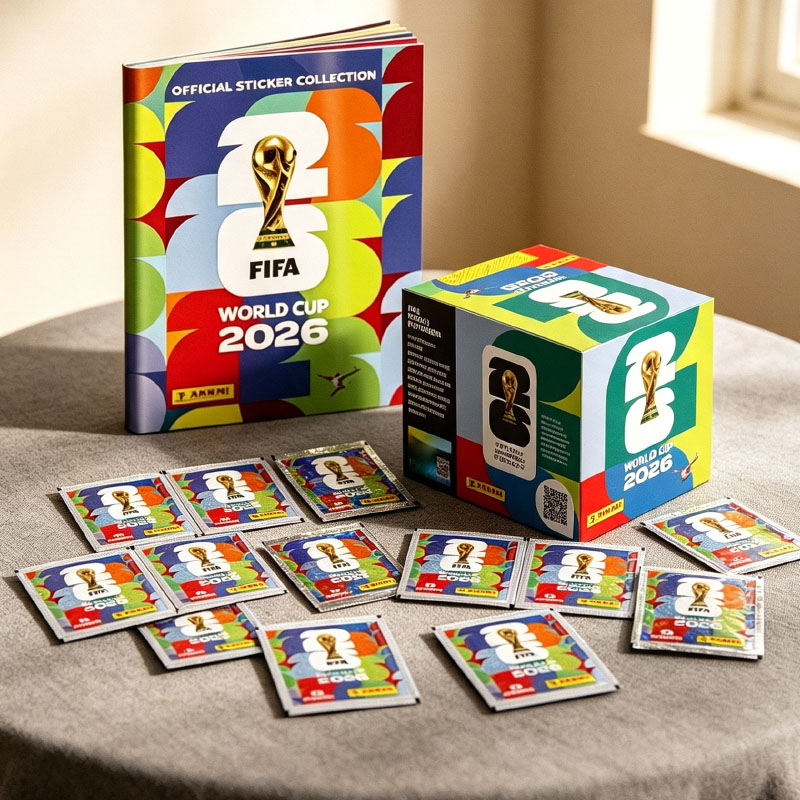 Sticker Sheet Set - Panini 2026 WM Stickerpakete Fußballspieler Sammelstickerbuch