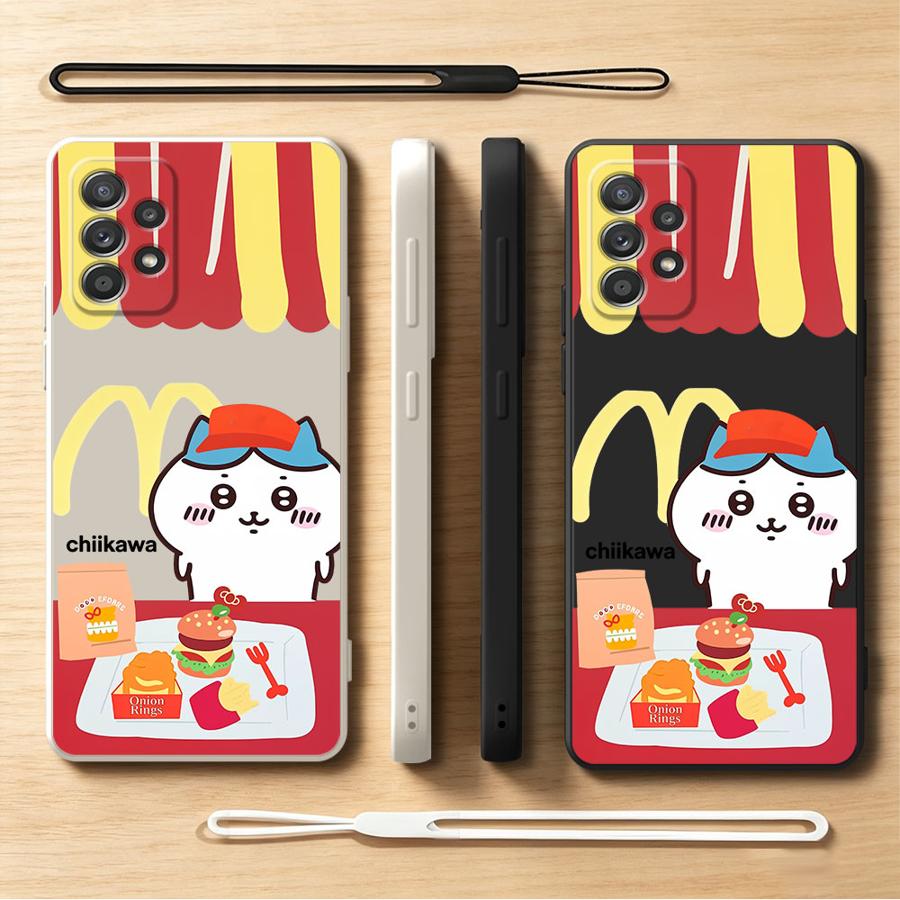 Lanyard Anime Logo - C-Chiikawas Cartoon-Hülle für Samsung Galaxy A27