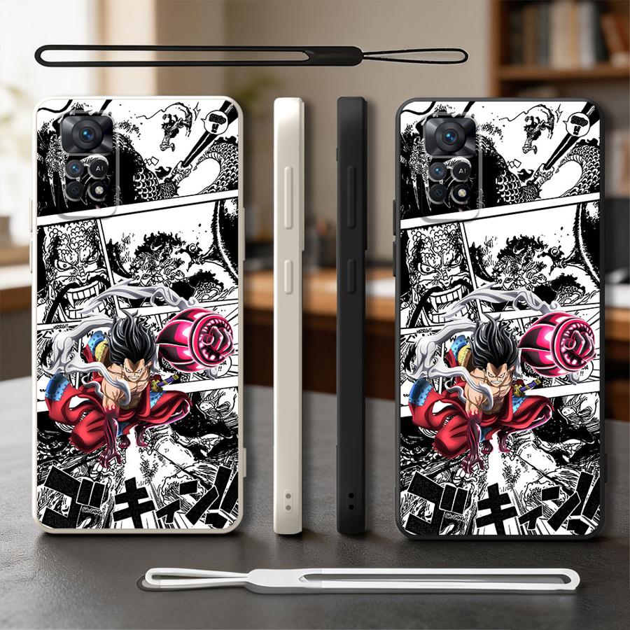 Lanyard Anime Logo - One-Piece Luffy Handyhülle für Xiaomi Redmi
