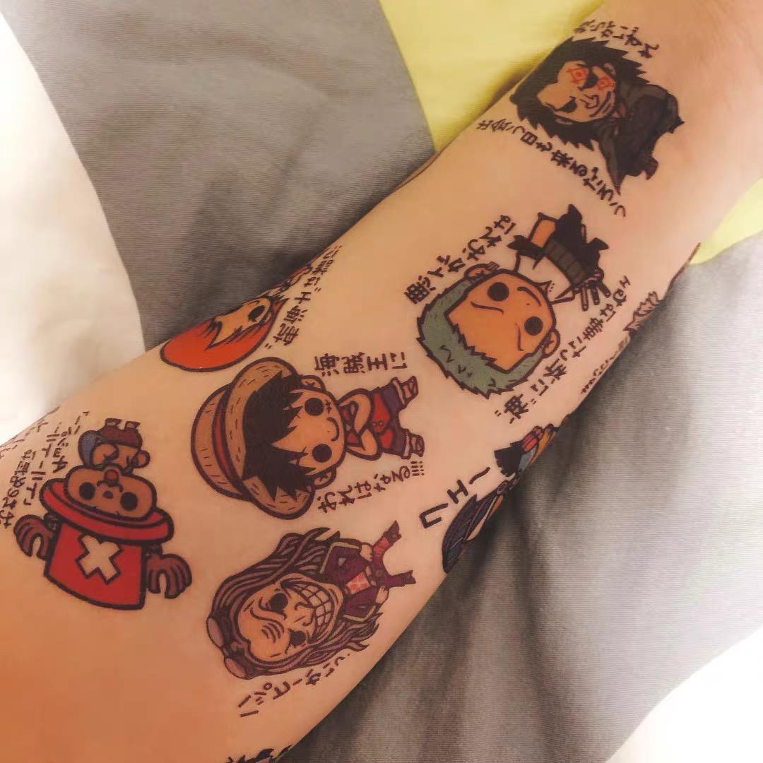 Sticker Sheet Set - Neues temporäres Tattoo-Aufkleber-Set, 18 Blätter, One