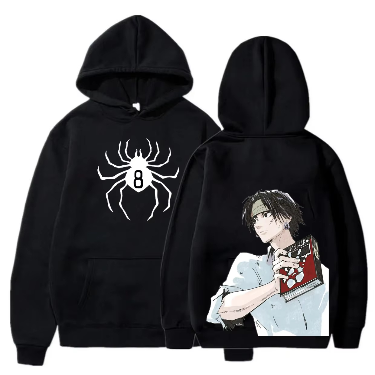 Anime Merch Shopping - Hunter X Hunter Chrollo Lucilfer Grafik-Hoodie
