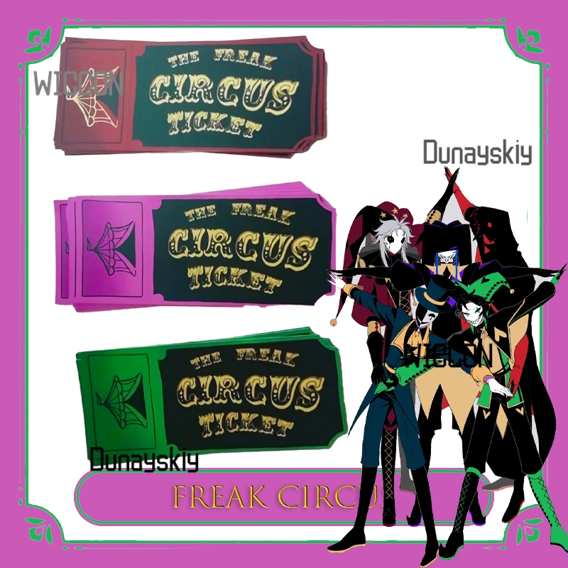 Freak Circus Ticket Karte Rot  – Anime Merchandise Europe Bewertung und Preis