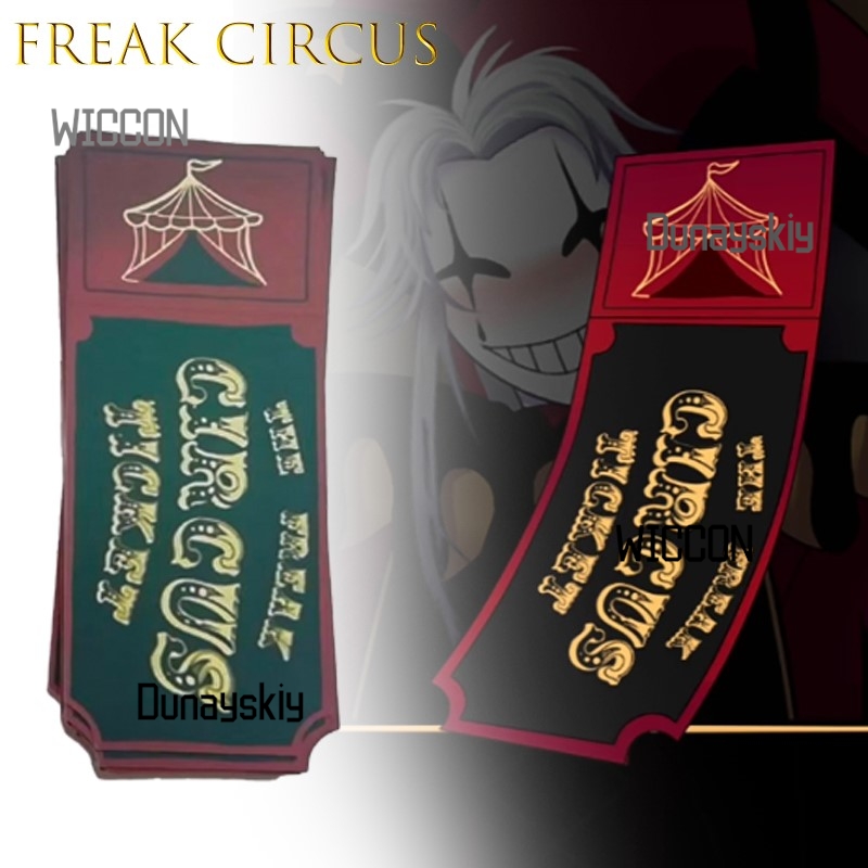 Freak Circus Ticket Karte Rot  – Anime Merchandise Europe Bewertung und Preis