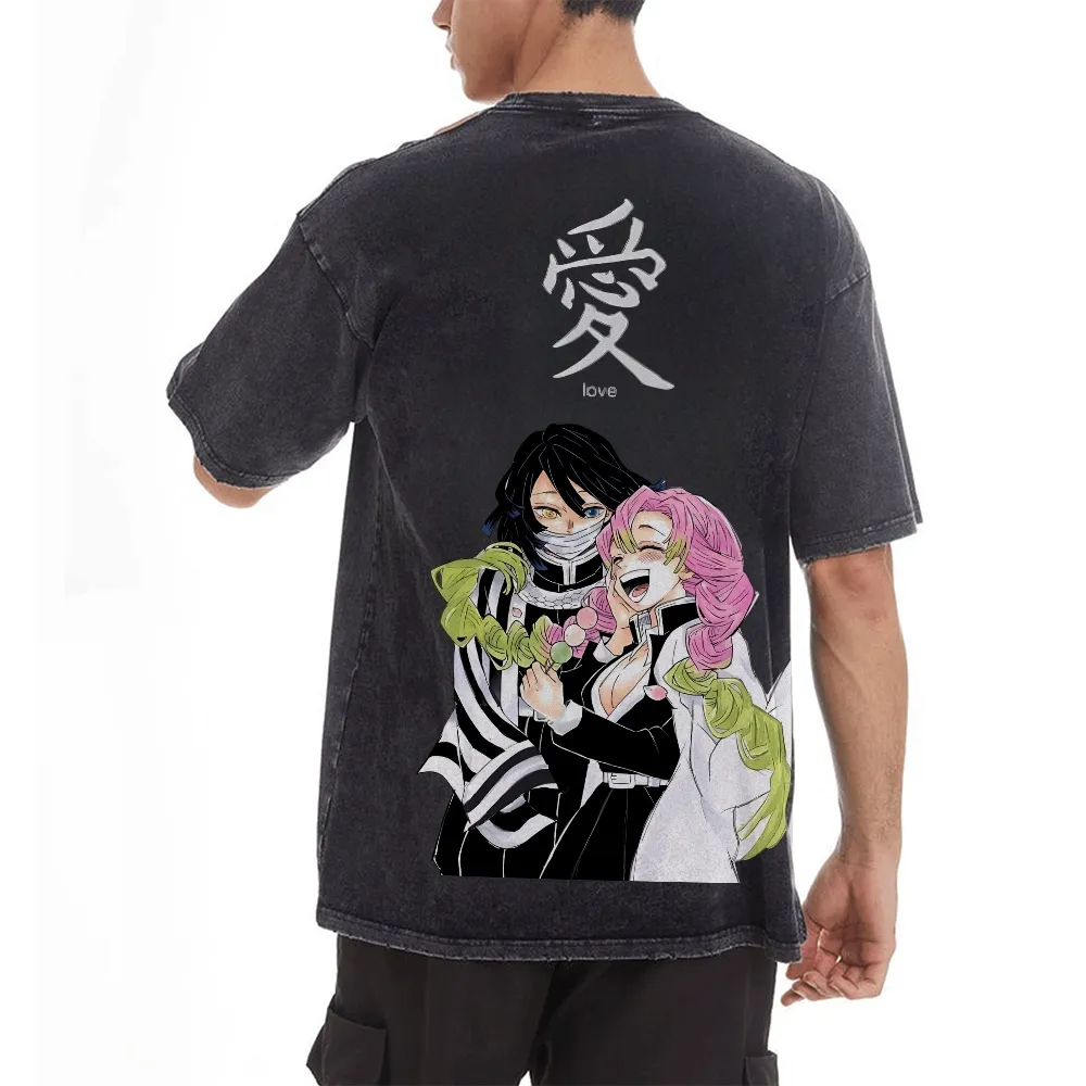 Kimetsu No Yaiba Washed T-Shir – Anime Merchandise Store Japan Bewertung und Preis