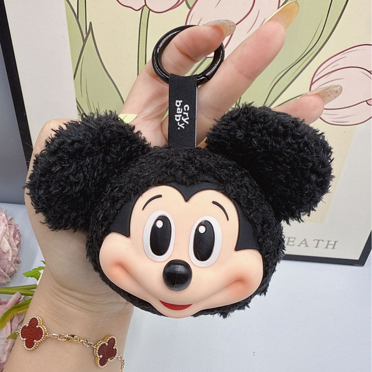 Mickey Minnie Plüschpuppe Schl – Anime Merchandise Keychains Bewertung und Preis