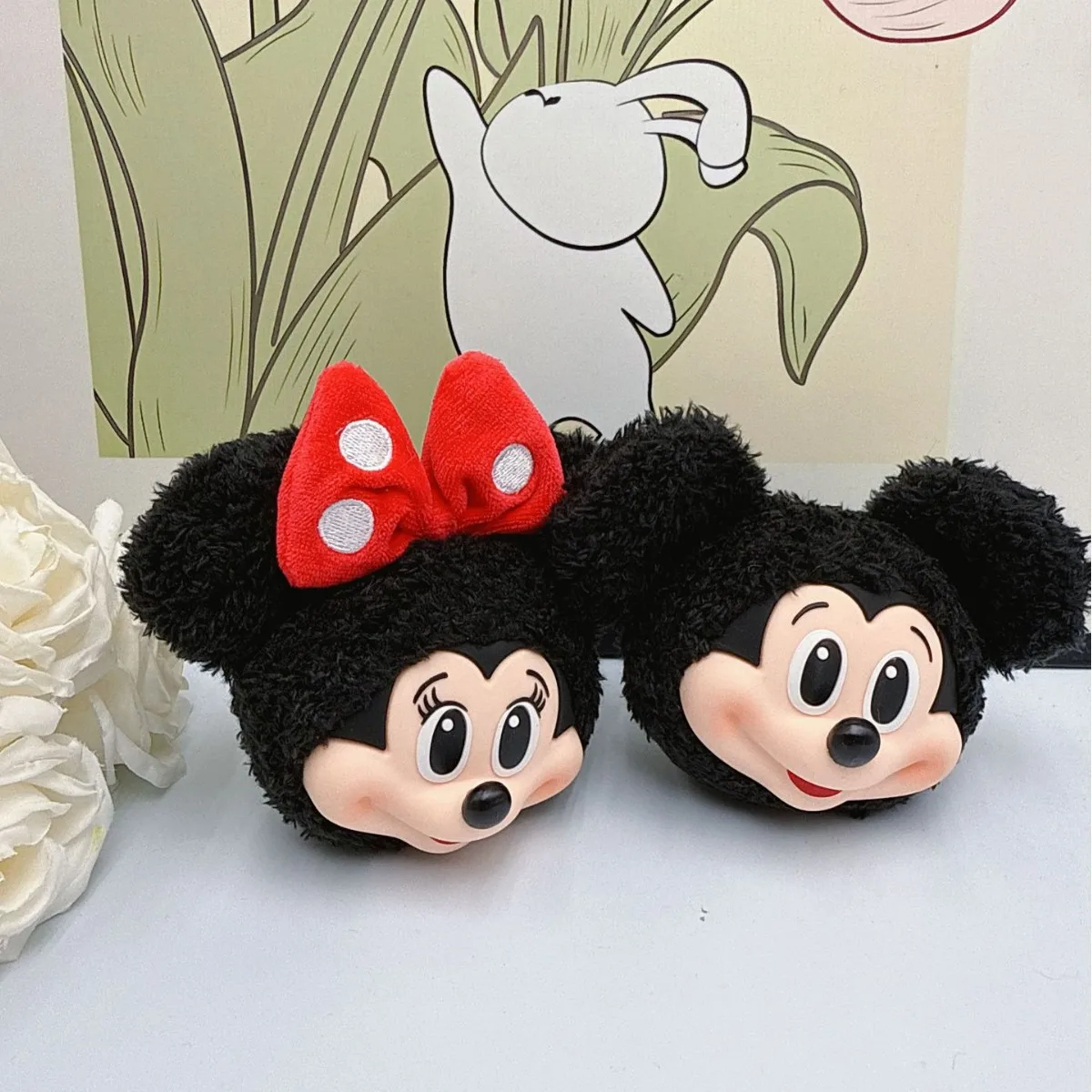 Mickey Minnie Plüschpuppe Schl – Anime Merchandise Keychains Bewertung und Preis