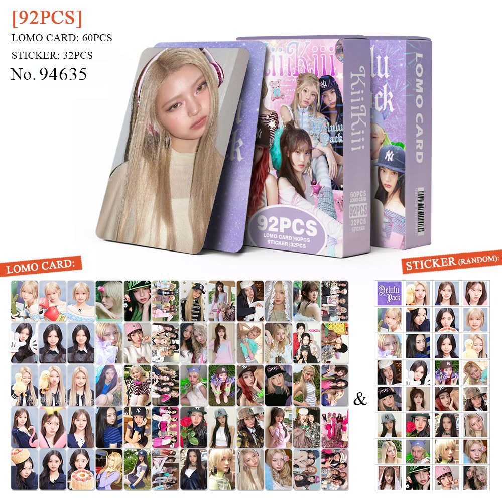 92-teiliges KiiiKiii Delulu Pa – Sticker Sheet Set Bewertung und Preis