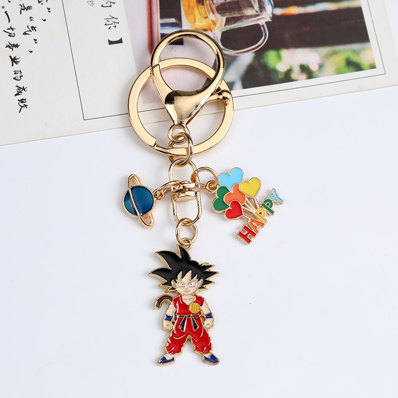 Neue Cartoon Dragon Ball Serie – Anime Merchandise Keychains Bewertung und Preis