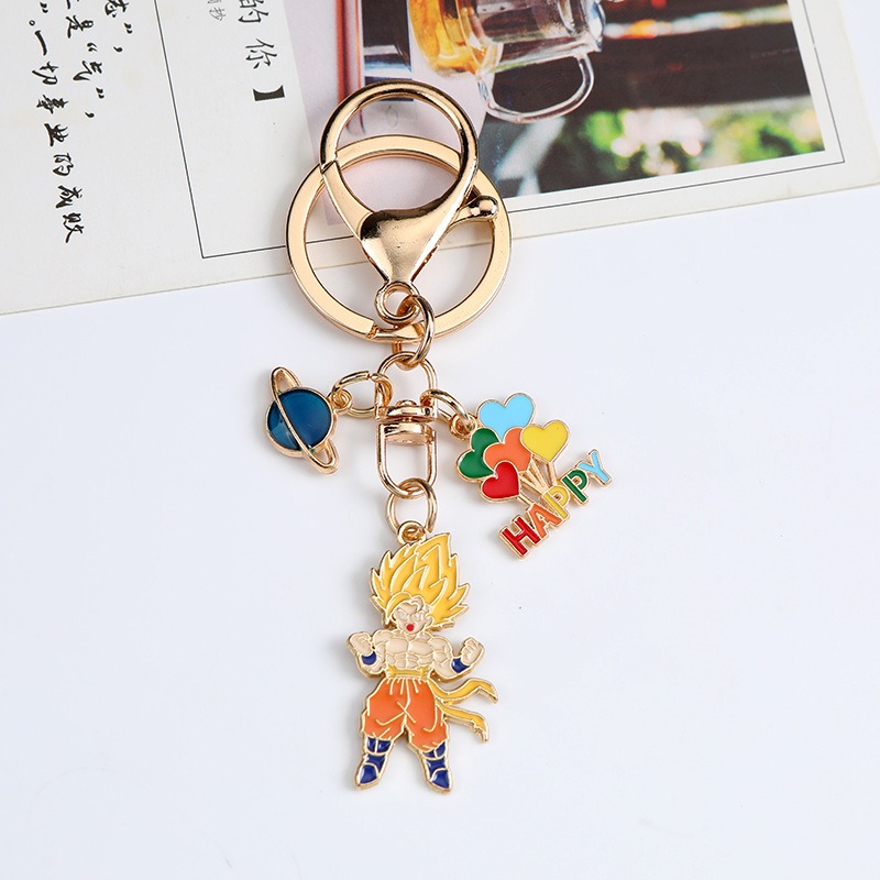 Neue Cartoon Dragon Ball Serie – Anime Merchandise Keychains Bewertung und Preis