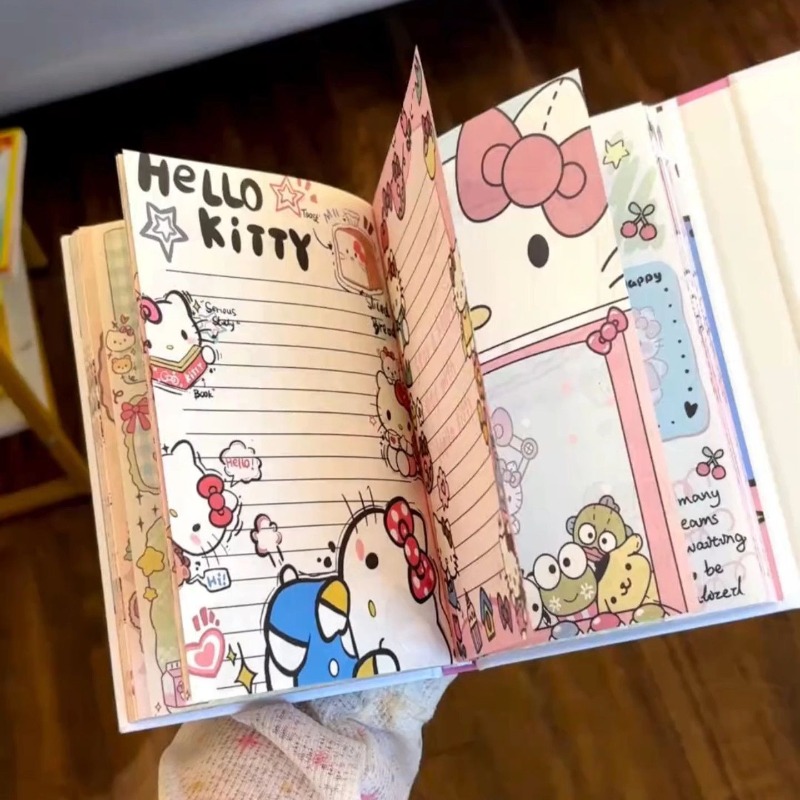 Hello Kitty Ausgestanztes Drei – Art Book Illustration Bewertung und Preis