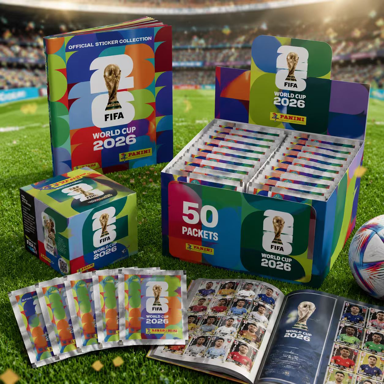 Auf Lager Panini 2026 FIFA Wel – Sticker Sheet Set Bewertung und Preis